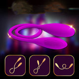 Jouet Vibrant Double Tête Rechargeable