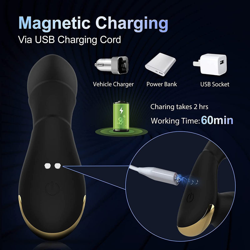 Masseur Prostatique Rétractable Sans Fil avec Télécommande