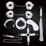 Bâillon Boule et Set Bondage 7 Pièces BDSM