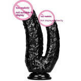 Plug anal femme PVC double tête Ventouse