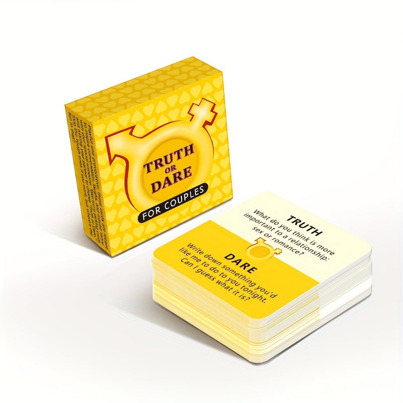 Jeu de Cartes Couple Vérité, Défi & Aventure Amoureuse