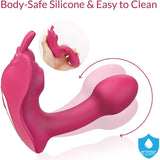 Dildo Papillon pour Femme Télécommande