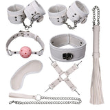 Bâillon Boule et Set Bondage 7 Pièces BDSM