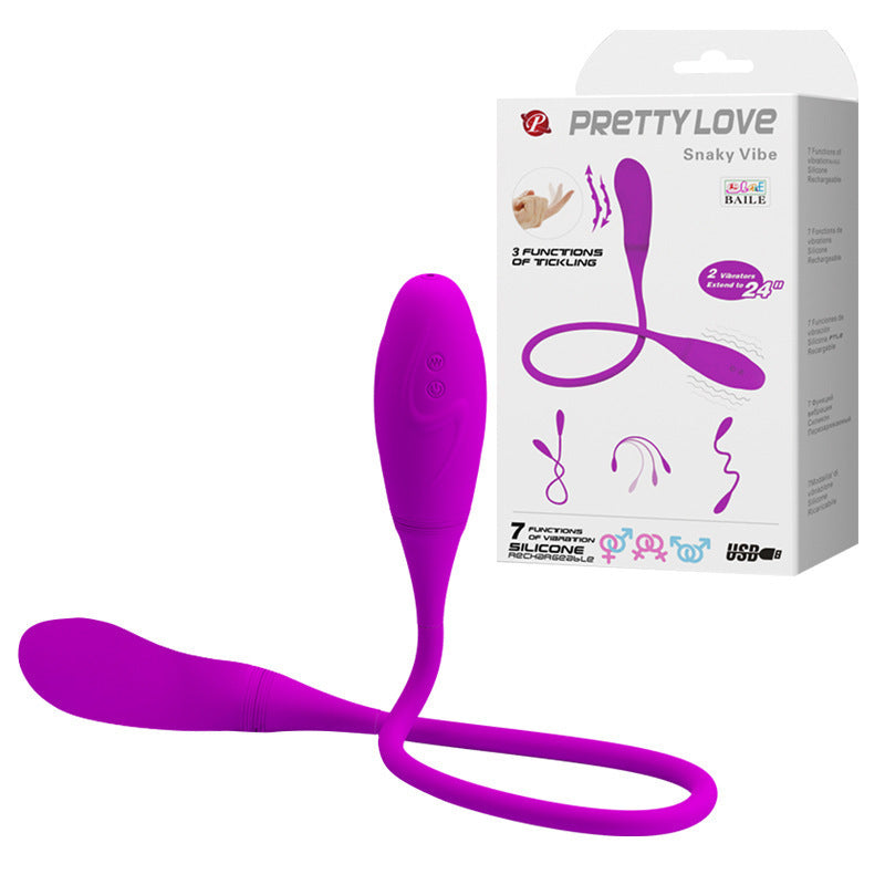 Jouet Vibrant Double Tête Rechargeable