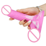 Plug Anal en Silicone Liquide Dildo Réaliste