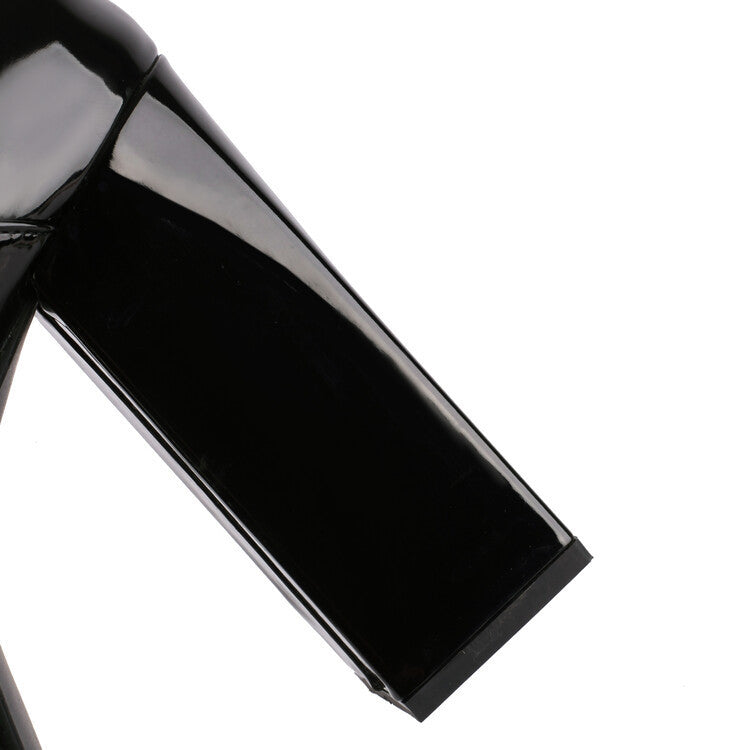 Cuissardes femme sexy Lacées avec boucle de ceinture