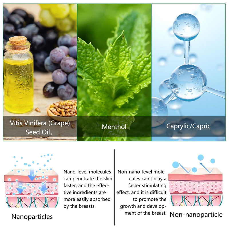 Huile pour poitrine Agrandissement et fermeté des seins