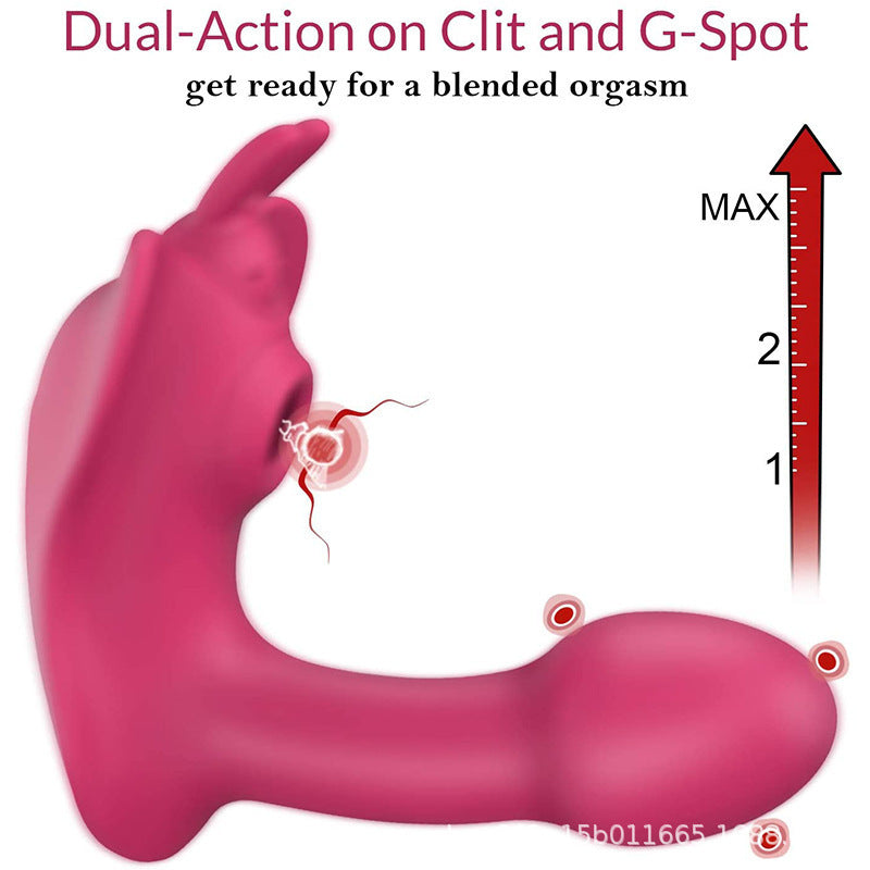 Dildo Papillon pour Femme Télécommande