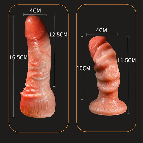 Strap-on vibrant femme Double godemichet lesbien